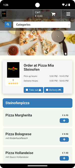 Pizza Mia Steinofen. Screenshot 3