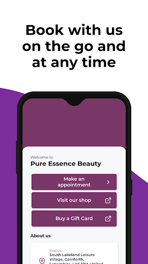Pure Essence Bookings Screenshot 0
