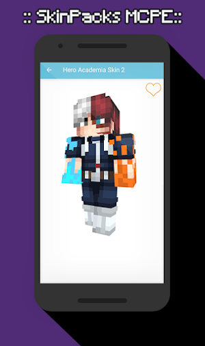 SkinPacks HeroAcademia for Minecraft Screenshot 2
