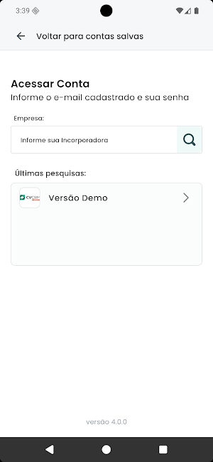 CV CRM: Correspondente Screenshot 1