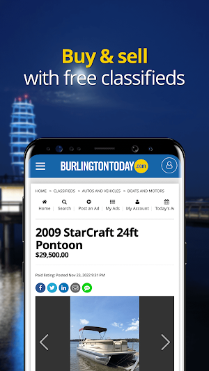 BurlingtonToday.com Screenshot 3