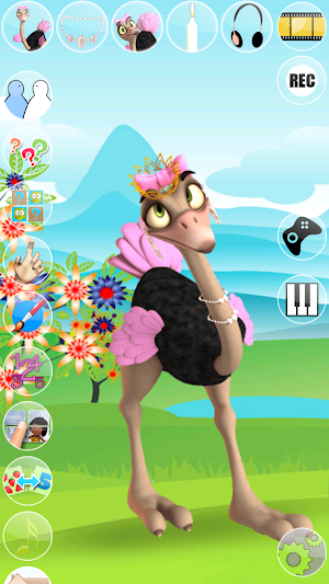Talking Olivia Ostrich Lady Screenshot 1