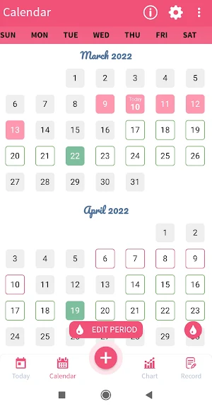 Period Tracker And Ovulation Screenshot 2