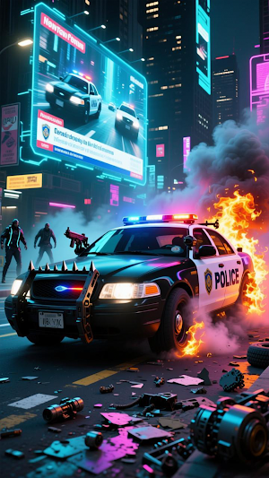 Drift Cop Car Screenshot 3