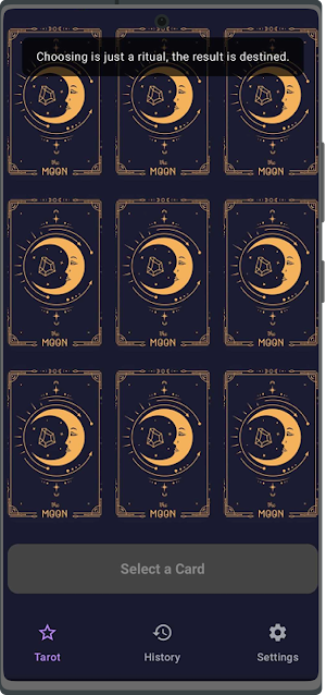 Tarot Pick 6 — One Card a Day Screenshot 1