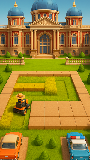 Mow the Lawn: Grass Cut Puzzle Screenshot 0