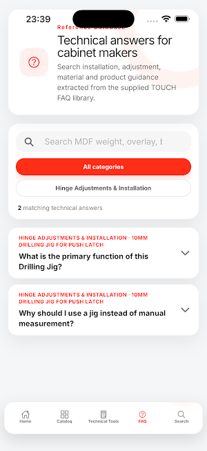 TOUCH Hardware Screenshot 2