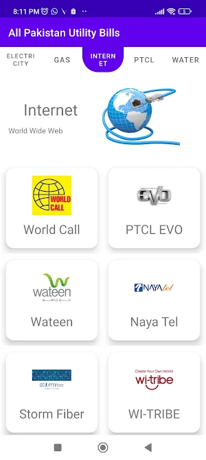 PakUtilityBills Screenshot 2