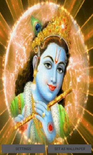 Krishna Magic Live Wallpaper Screenshot 0