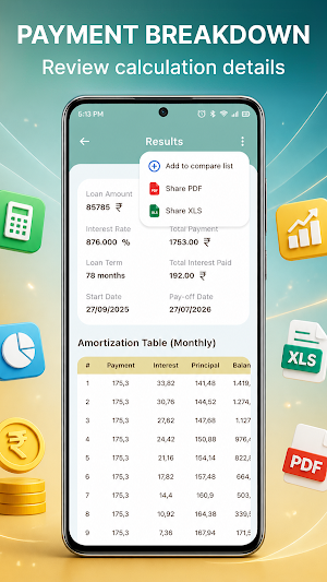 Loan Planner: Payment Tracker Screenshot 1
