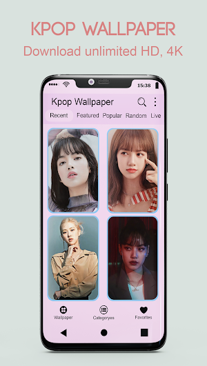Kpop Wallpaper Material Design Screenshot 2