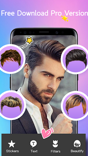 Hairstyle Changer Photo Editor Screenshot 1