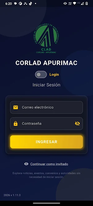 App Corlad Apurimac Screenshot 0