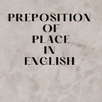 preposition of place