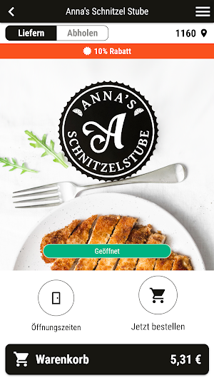 Anna's Schnitzel Stube Screenshot 0
