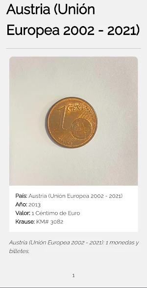 Colección de monedas Napoleón Screenshot 2