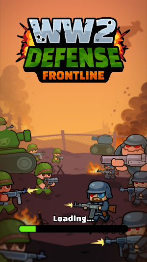 WW2 Defense - Merge Frontline Screenshot 0