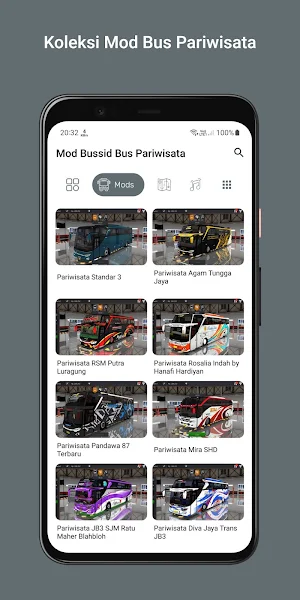 MOD Bussid Bus Pariwisata Screenshot 1