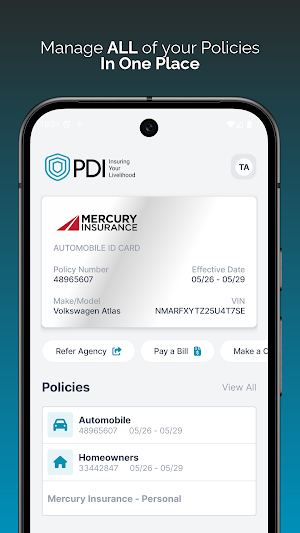 PDI Risk Insurance Screenshot 0