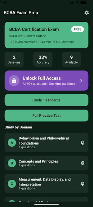 BCBA Exam Prep 2026 Screenshot 0