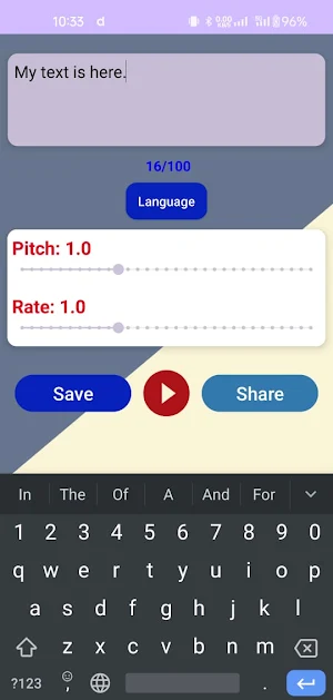 Text to Speech: Audio Convert Screenshot 3