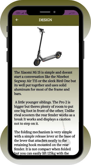 Mi Electric Scooter 1S guide Screenshot 0