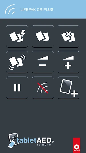 TabletAED remote Screenshot 1