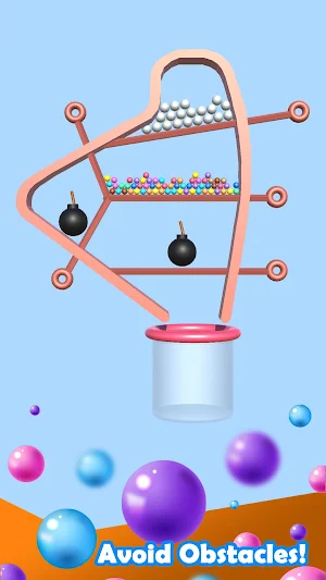 Pull The Pin Ball Puzzle Screenshot 1