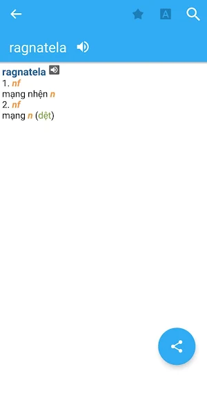 Vietnamese-Italian Dictionary Screenshot 2