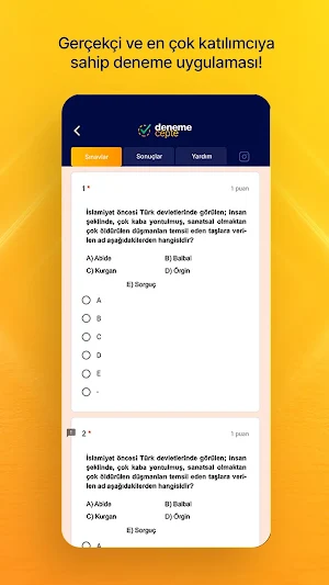 Deneme Cepte - Online KPSS Denemeleri Screenshot 3