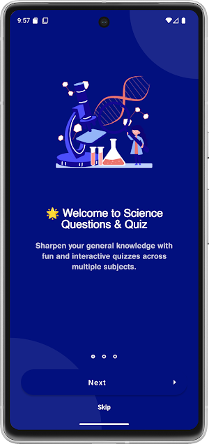 Science Learning Question Quiz Screenshot 1