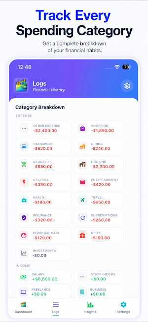 Budget APP: AI Expense Tracker Screenshot 1