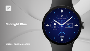 Midnight Blue Watch Face Screenshot 0