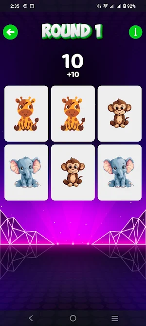 Animal Matching IQ Puzzle Screenshot 2