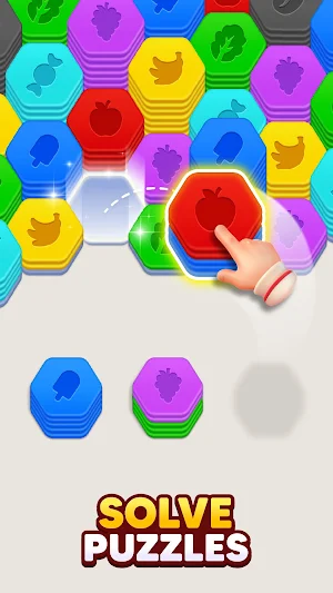 Tasty Sort: Hexa & Color Screenshot 0