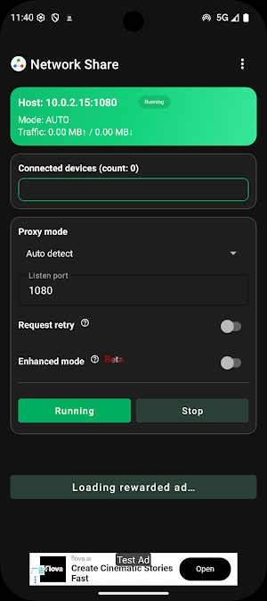 VPN Share Hotspot - Tethering Screenshot 1