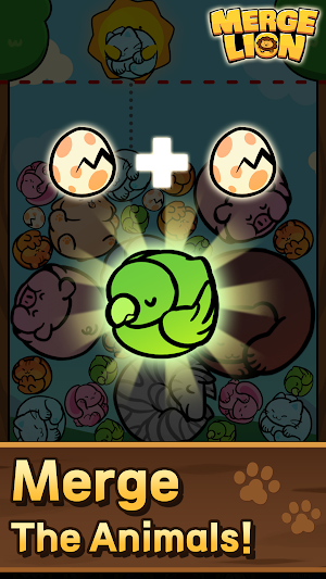 Merge Lion (watermelon game) Screenshot 0