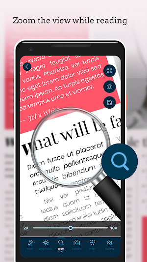 Magnifying Glass with Flashlight Screenshot 0