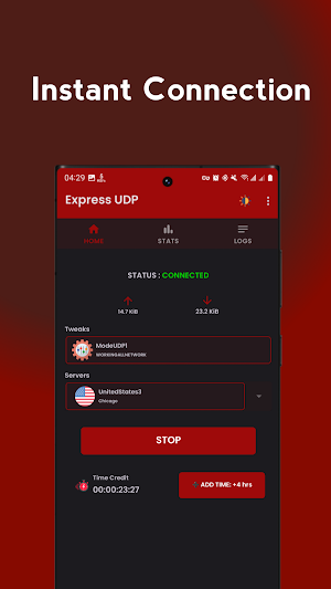Express UDP: Unlimited UDP VPN Screenshot 2