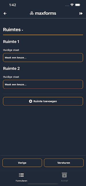 MaxForms Screenshot 2