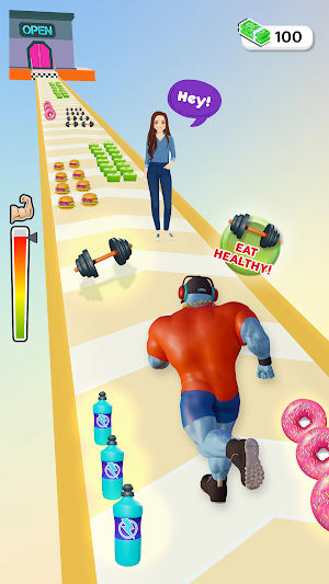 Muscle Rush Slap Smash Running Screenshot 1