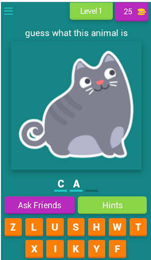 Guess Animal Names Cute Screenshot 0