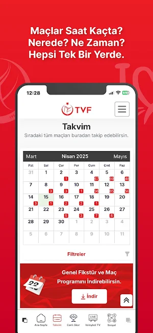 Türkiye Voleybol Federasyonu Screenshot 3