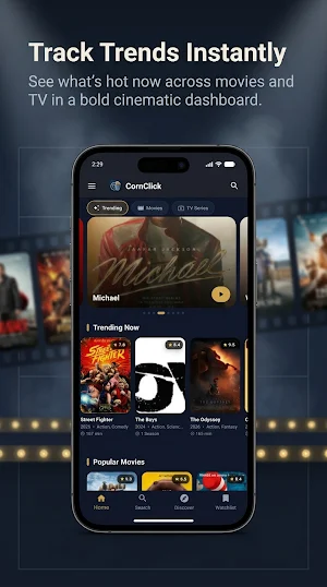 CornClick: Movies & TV Tracker Screenshot 0