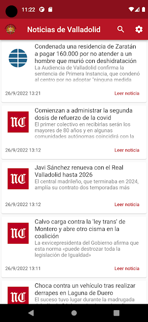 Noticias de Valladolid Screenshot 1