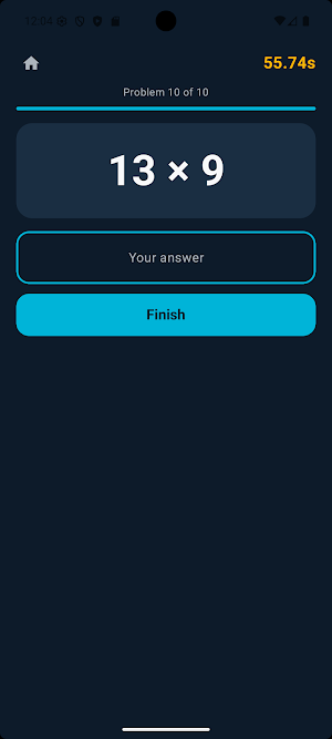 Quick Math Challenge Screenshot 2