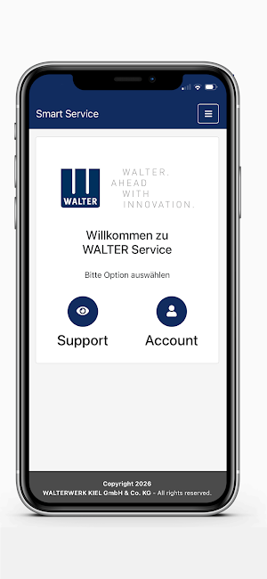 WALTER Service Screenshot 1