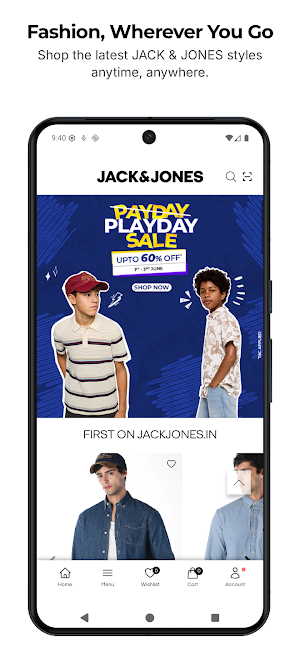 JACK & JONES India Screenshot 0