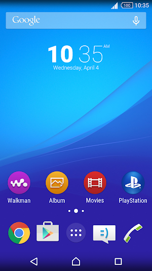 Back to Lollipop Xperia Theme for those who boring Screenshot 0