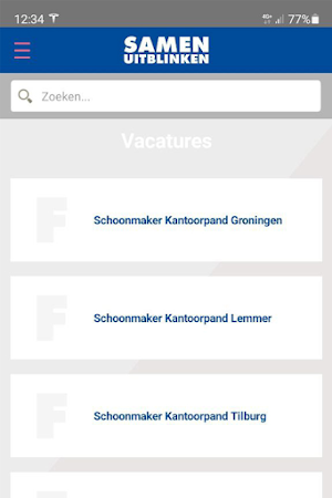 Fonville uitblinkers App Screenshot 0